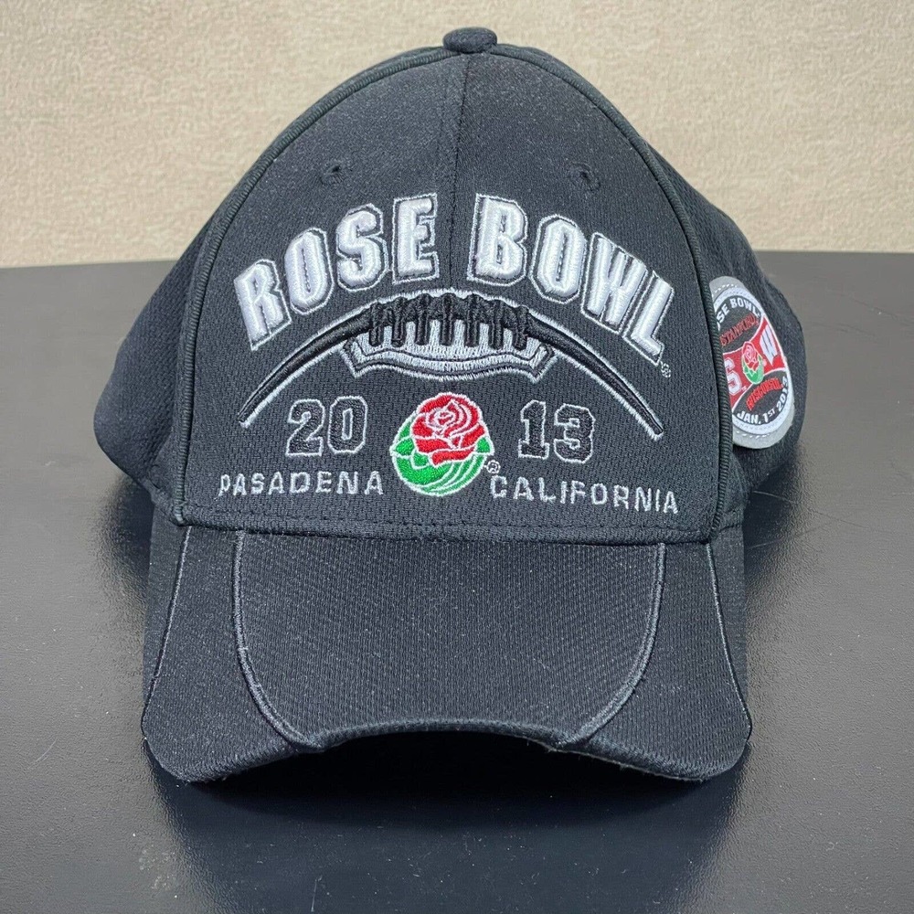Vintage Rose Bowl‎ Pasadena 2013 Hat Cap Stanford Wisconsin Black